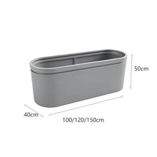 Outdoor Planter Box Landscape Flower Bed Planting Trough Flower Box