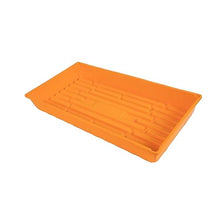 SUNPACK 10" x 20" Mega Plastic Seed Starting Tray, Orange, 2.5" (Pack of 30) - No Drainage Holes, Ideal for Greenhouses or Indoor Gardening - Made of Thick, Strong Plastic
