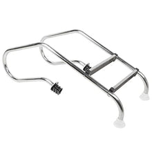 Stainless Steel Reverse Bend in-Pool Ladder for Above Ground Pools 2-Step Pool Step Ladder for Above Ground Swimming Hot Tub Bathtub Sauna or Whirlpool
