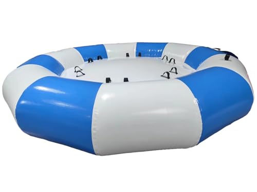 Alessia Cara Inflatable Disco Boat Inflatable UFO Boat 6 Seats Blue and White