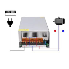 AC Transformers 110V - 220V Switching Power Supply DC 12V 24V 36V 48V 60V 72V 800W 1000W 1200W SMPS Adjustable Voltage Converter (Size : 48V, Color : 800W)