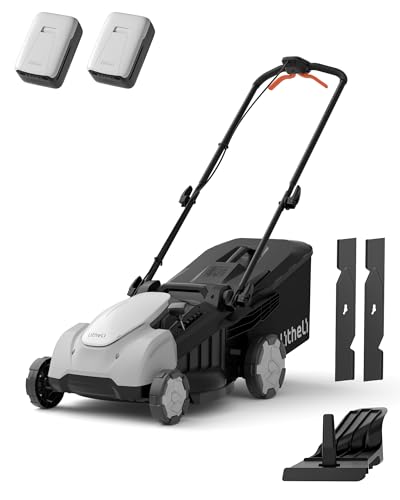 Litheli 40V Lawn Mower Electric, Push Mower, Lawnmower Battery Cordless
