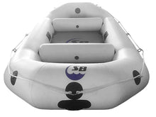 Inflatable Sport Boats 12ft White Water River Raft - 1.2mm Reinforced PVC, White