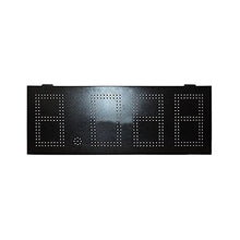 Race Timing Clock High Brightness Outdoor Waterproof Iron Box PCB Oil Price Board 8.888 Format Digital Gas Station Logo for Running Events Marathon Climbing (12 Inch White Clock)