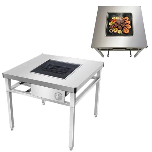 Charcoal Grill Table, KBBQ Grill Table,