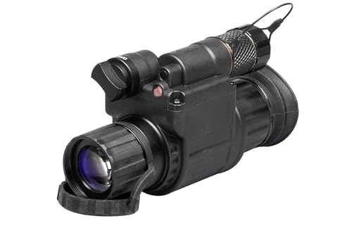 Generic AGM Global Vision Wolf-14 NW1 Night Vision Monocular Gen 2+ P45 White Phosphor Level 1 Black