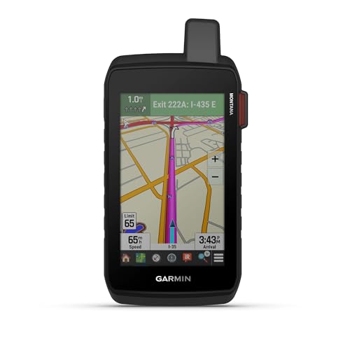 Garmin Montana® 710i Rugged GPS Handheld Navigator Black