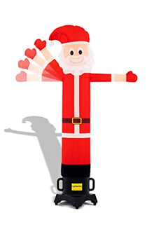 LookOurWay Air Wavers Inflatable Tube Man Set - 6ft Santa Air Waver with Air Dancer Blower - Inflatable Advertising Tube Guy with Flapping Waving Arm - Christmas and Holidays - Outdoor Business Sign