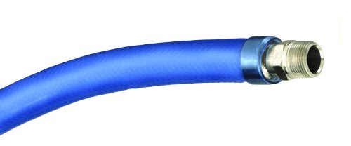 T&S Brass HW-2C-60 Water Hose with Male Fittings, 1/2-Inch Diameter and 60-Inch Long