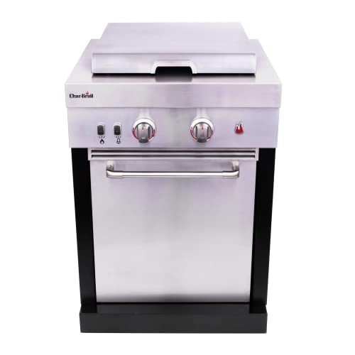Charbroil Medallion Series Modular Outdoor Kitchen Dual Fuel Convective 2-Burner Gas Stove Top, Stainless Steel - 463246218