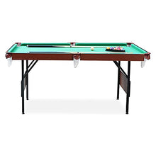 RACK Crucis 5.5-Foot Folding Billiard/Pool Table Green