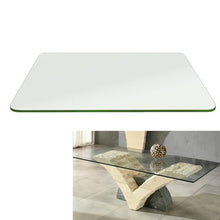Hoiweqr Rectangle Tempered 8mm Thick Polish Touch Corners Glass Table Top, Transparent Flat Rectangle Sheet, Tempered Top Table Replacement for Kitchen Coffee Dining Table(100x80cm)