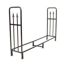 EliteBloom Large Indoor & Outdoor Firewood Rack, Heavy Duty Wood Storage Holder for Fireplace Logs, Kindling, Hearth