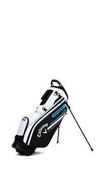 Callaway Golf CHEV Stand Bag White/Black/Cyan