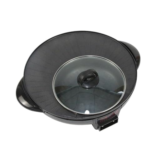 Non-stick Electric Grill Household Electric Hot Pot Machine Grill Barbecue Maker Machine