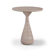 Meridian Furniture 77043Travertine-T Sano Collection Art Deco Indoor/Outdoor Concrete Bar Table with Water-Transfer Finish, 36" W x 36" D x 42" H, Travertine