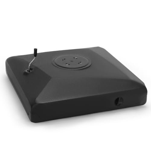OROTLECT Cantilever Umbrella Base With Wheels, 448 Lbs Wet Sand Filled Umbrella Stand For Offset Patio Umbrella