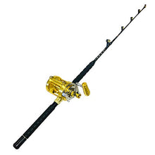 EAT MY TACKLE 50 Wide 2 Speed Fishing Reel with 160-200 Pound Tournament Rod