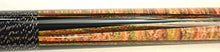 Meucci Handcrafted Billiards Pool Cue Stick - Rainbow Stain + Hard CASE (19 oz)