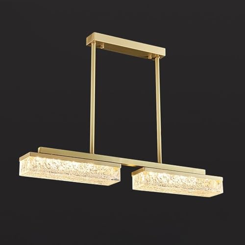MVNOIRE Modern Resin Lampshade Pendant Light Three Color Dimmable All Copper Lamp Body LED Source Indoor Decorative Hanging for Pool Table Bar