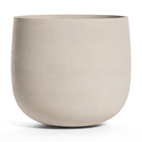 COSAPOTS Mondo Round Indoor/Outdoor Planter, 42x40in Sand Stone
