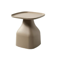 End Table Square Coffee Table Simple Personality Bedroom Tea Table Creative Living Room Side Table Outdoor Balcony Table Side Table (Color : Gris) (Pink)