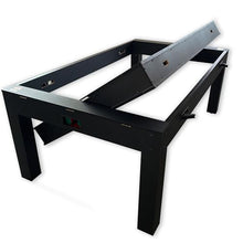 SIMBASHOPPING USA 7 FT Multi Games Pool Table Red Air Hockey + Table Tennis + Table Top - Strike Red, Black