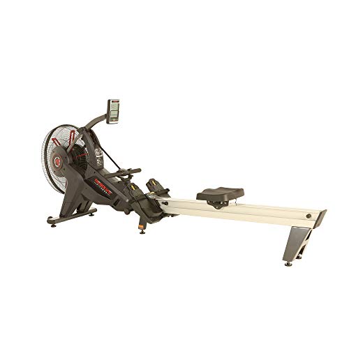 RESOLVE FITNESS R1 Commercial Dual Drive Rower Gray Red Black