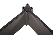 G21 Raised Bed Crop 106 x 106 x 54 cm, WPC, Ebony