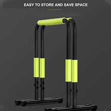 CSDM.AI Portable Dip Station Fitness Parallel Bar Workout Pull Up Dip Stand