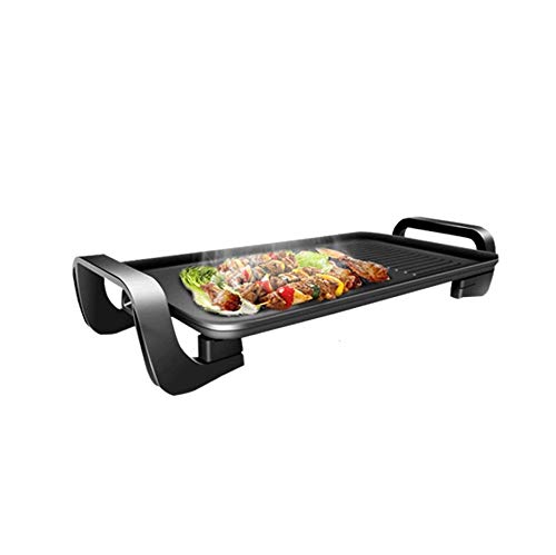 AFPSDLFJDLS Electric Barbecue Grill Non Stick Griddles BBQ No Lampblack Grille Machine Food Grade Nonstick Coating
