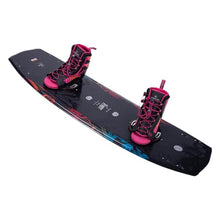 Hyperlite Venice Womens Wakeboard 131 W/Jinx Bindings Black/Red 131cm (4-8)