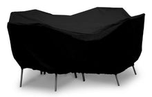 KoverRoos Weathermax 71162 54-Inch Round Table High Back Dining Set Cover, 88-Inch Diameter by 36-Inch Height, Black