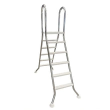 AIBOTY 33/43/52/62 Inch High Safety Heavy Duty Above Ground Swimming Pool Ladder,Stainless Steel 2/3/4/5 Steps Ladder with Non-Slip Platform Steps,Max Load Capacity 500 Lb,62in