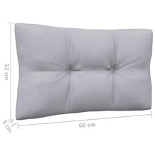KGHFDVB 4 Piece Patio Lounge Set Solid Pinewood Gray Cushions