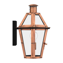 Quoizel Burdett 1-Light Outdoor Wall Lantern Aged Copper