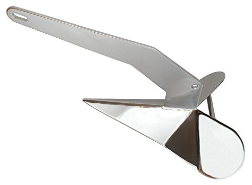 MarineNow Stainless Steel Delta Style Boat Anchor 16 kg
