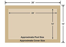 Loop-Loc Rectangle Loop-Loc II Super Mesh In-Ground Pool Safety Cover Tan