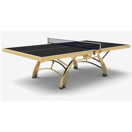 Xiangyun 328a Double-Folding Mobile Indoor Standard Table Tennis Table – Competition-Grade, with Quick-Clamp Table Tennis Net A6