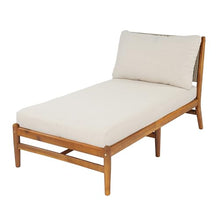 Christopher Knight Home Jenny Set of 2 Acacia Wood Chaise Lounge Chair Outdoor with Cushions, Outdoor Recliner Chairs with Hand-Woven Backrest, Pool Loungers for Patio Poolside Backyard, Teak+Beige
