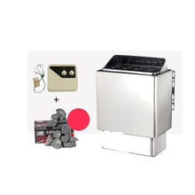 IOKGVEDD Sauna Heater, Sauna Heater, Stove Accessories for Home Saunas Dry Sweat Stainless Steel Small Heating and Dehumidifying Device for, Hotel, SPA for Home, Commercial(9kw)