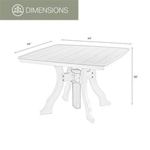 American Furniture Classics Square Dining Set Light Grey and Black