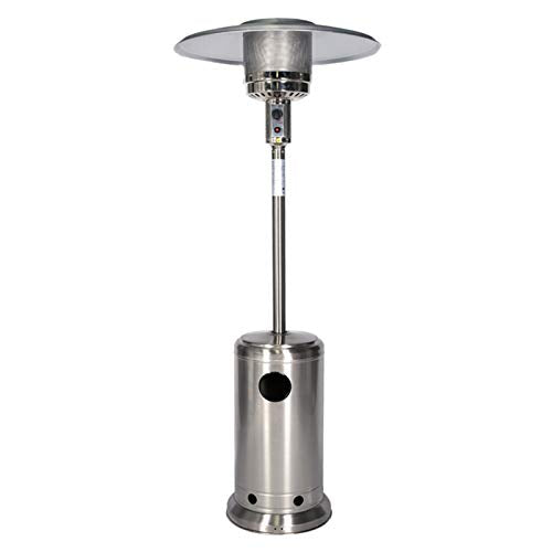 AIZYR Household Outdoor Heater - Liquefied Gas Patio Heater Floor Standing Heater Variable Power Control/Safety Auto Shut Off Protection
