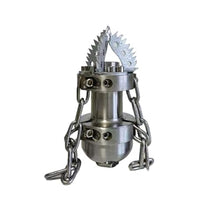 High-Pressure Pipe Cleaning Spinnig Nozzles, Sewer Cleaning Root Cutters, Chain Rotating Scraper Nozzles(300LPM)