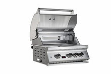 Bonfire CBB3-NG Natural Gas Grill, Drop-In Outdoor BBQ Grill for Built-In Kitchen, With Infrared Burner and Rotisserie Kit, 304 Stainless Steel