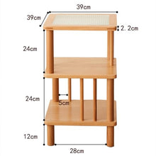 NRFJFOP The of a Bed Multi-Layer Landing Side Few Buy Things Frame Wood Living Room Tea Table Sofa