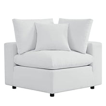 Modway Commix 5-Piece Sunbrella® Outdoor Patio L-Shaped Sectional Sofa in White