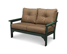 POLYWOOD® Vineyard Deep Seating Loveseat in Green/Sesame
