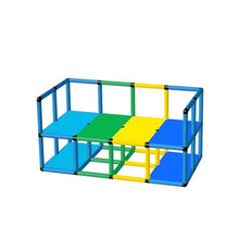 Funphix Outer Railing Swimming Pool Platform for Toddlers and Kids – Learn to Swim Outdoor Playset – Multi-Level Toddler Swim Platform for Swim School, Backyard Pool – Colorful Kids Pool Equipment