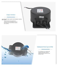 Waterproof Lighting AC 220V to ACDC 12 V 24V LED Driver Power Supply 20W 30W 50W 105W 160W 200W Outdoor(105W,AC12V)